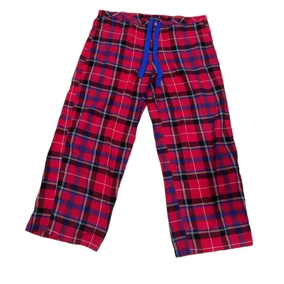 Ralph Lauren Red Plaid Pajama PJ Lounge pants - Picture 1 of 6
